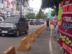 Cegah Parkir Liar, Jalan Letkol Iskandar di Pasang Barrier