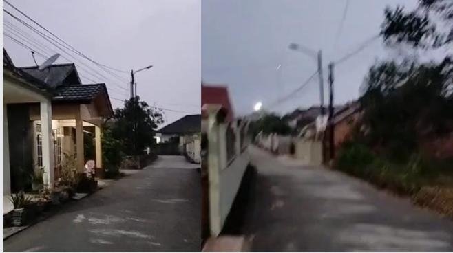 Lampu Penerangan Jalan Umum di Komplek Polantas Sukabangun