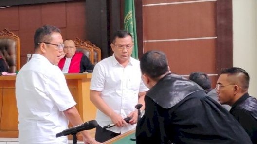 Dua mantan petinggi KONI Sumsel, yang terjerat kasus korupsi dana hibah kegiatan KONI/ist