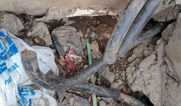 Kabel PJU pada Jembatan Duplikasi Musi II Palembang yang dipotong pencuri