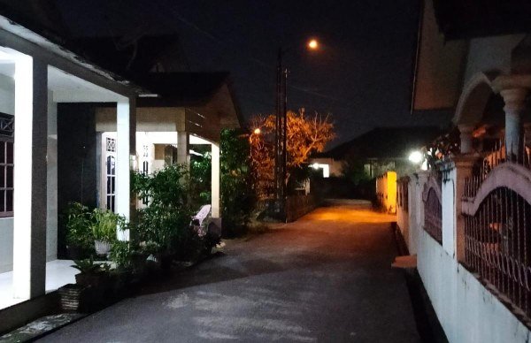 Direspon Cepat Tim, Lampu Jalan di Komplek Polantas Sukabangun Kini Menyala