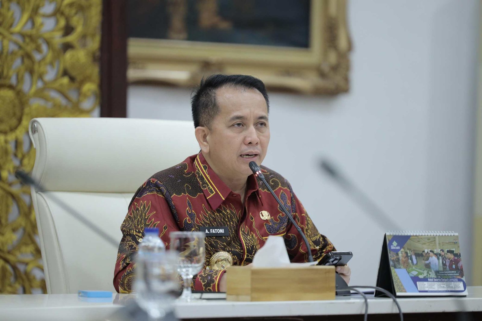 Pj Gubernur Sumsel, Agus Fatoni (foto - sumber humas Pemprov)