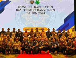 Terpilih Aklamasi, Akhmad Toyibir dan Mohammad Reza Nahkodai IKAPTK Muba 2024-2029