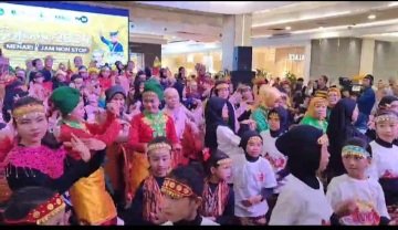 Ratusan Penari Sumsel Tuntaskan Menari Tercepat