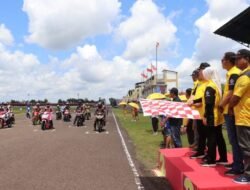 Ratusan Raider Region Sumatera Ngaspal di Skyland Internasional Circuit Sekayu