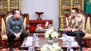 Sekda OKU Selatan minta bantuan Pj Gubernur Sumsel terkait pembatalan pelantikan. (Foto: Humas Pemprov Sumsel)