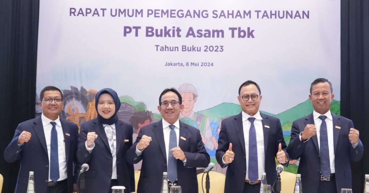 RUPS Tahun Buku 2023, PTBA Bagikan Dividen Rp 4,6 Triliun