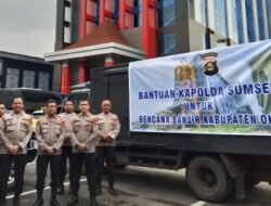Polda Kirim Sembako untuk Korban Banjir di OKU