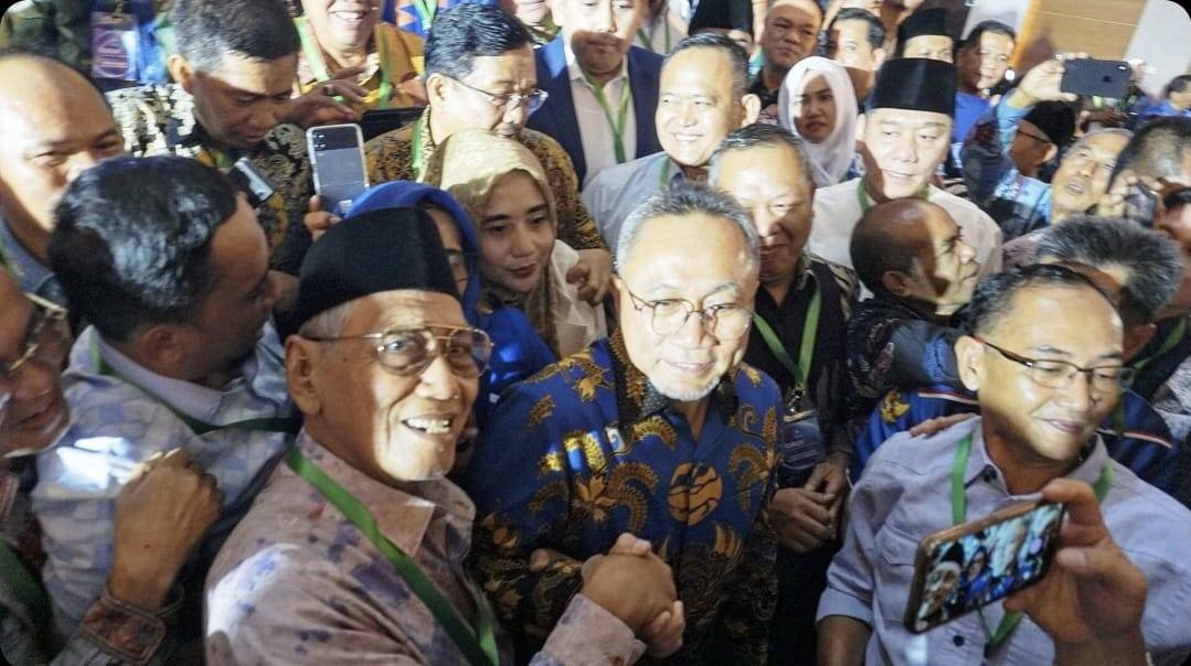 Hadiri Rakornas PAN, Ketua DPD PAN Banyuasin : Kami Berharap Tiket PAN Untuk Pak De Slamet