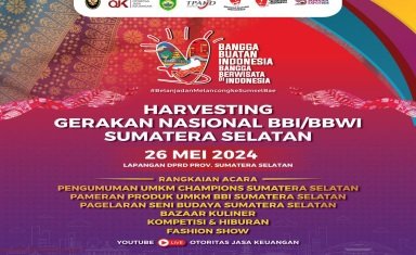 OJK Gandeng Pemprov Sumsel Gelar Harvesting Gernas BBI dan BBWI