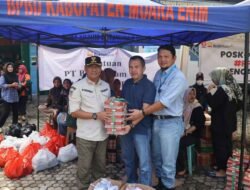 PTBA Salurkan Bantuan untuk Korban Banjir di Lawang Kidul