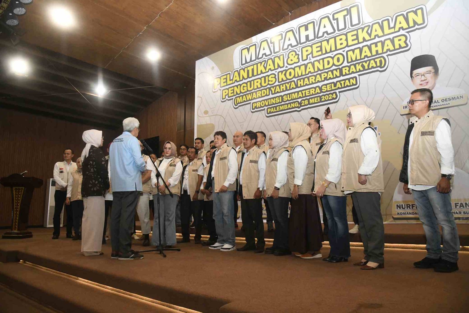 Usai Dilantik, Komando MAHAR Siap Begerak Untuk Kemenangan MAwardi Yahya - Anita