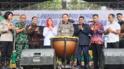 Pj Gubernur Sumsel, Agus Fatoni saat membuka Gebyar Hari Pers Nasional (HPN) Persatuan Wartawan Indonesia (PWI) Provinsi Sumsel 2024