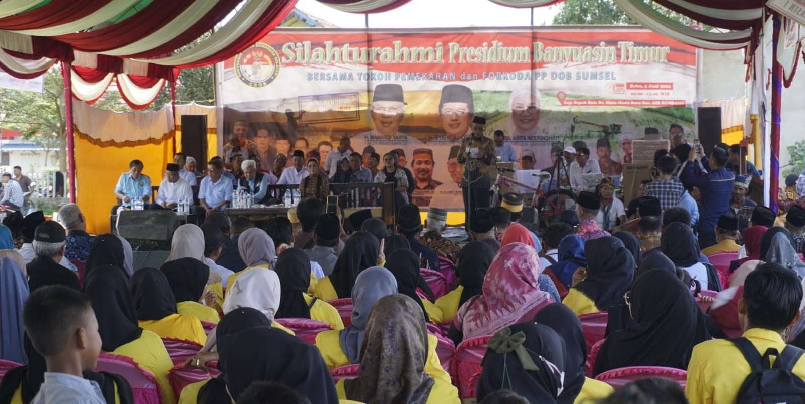 Ribuan Masyarakat CDOB Hadiri Silaturahmi Presidium Banyuasin Timur