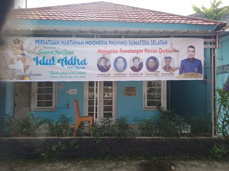 Idul Adha 2024, PWI Sumsel Potong 3 Sapi Kurban