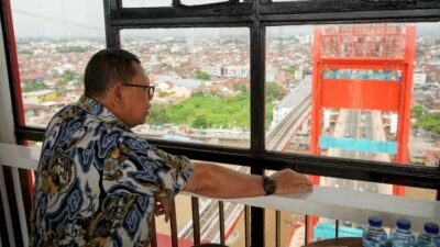 Perbaikan Tower Ampera Ditarget Rampung Akhir 2024