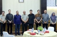 Kunjungan kerja Komisi II DPRD Kota Palembang ke kantor Bapenda Palembang