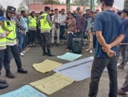 PT Pertamina Pendopo di Demo Masyarakat PALI