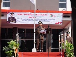 Kepala Kejari Banyuasin Pimpin Upacara HBA ke-64 Tahun