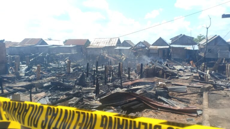 Pasca Kebakaran, 123 Jiwa di Ibul Besar Kehilangan Tempat Tinggal