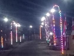 Desa Rantau Nipis Kini Terang Benderang dengan 175 Lampu