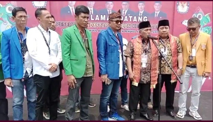 Paslon JEDAR Resmi Mendaftar ke KPU PALI