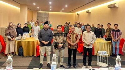 Bawaslu kota Palembang saat rakor bersama stakeholder di Hotel The Zury Palembang