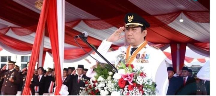 Bupati Popo Ali Jadi Inspektur Upacara HUT RI ke 79