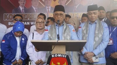 Kenakan Seragam Baby Blue, SELFI Deklarasikan Diri Maju Pilkada Banyuasin