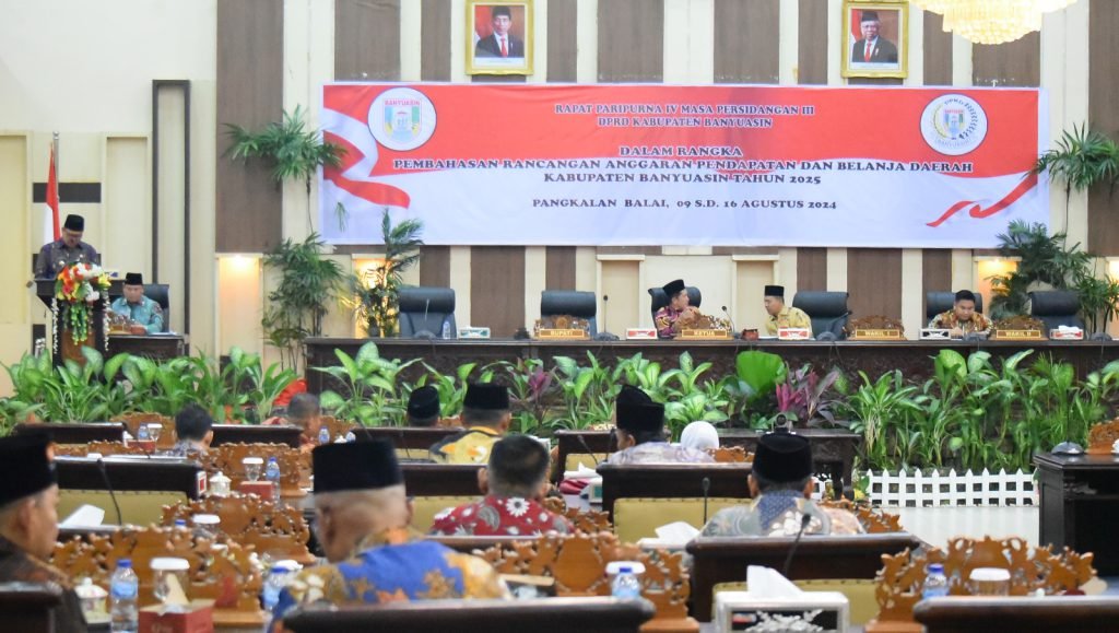 Paripurna ke-IV Masa Persidangan ke III Pengesahan RAPBD TA 2025, Ini Pidato Penutup Pj Bupati Banyuasin