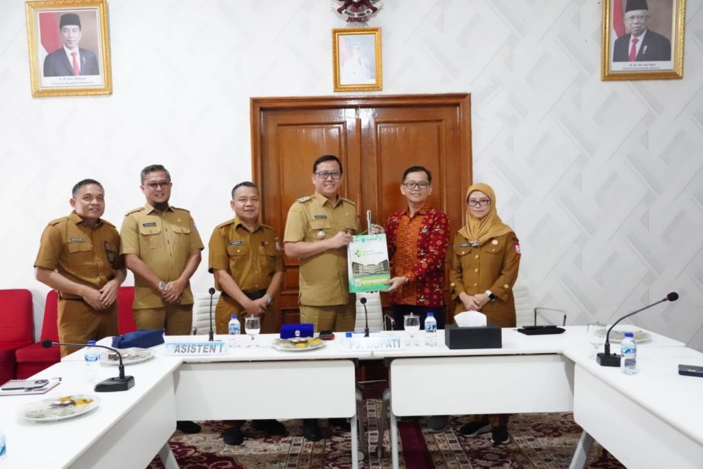 Pj.Bupati Banyuasin Terima Audiensi BPJS Ketenagakerjaan cabang Banyuasin dan RSUP DR. Rivai Abdullah