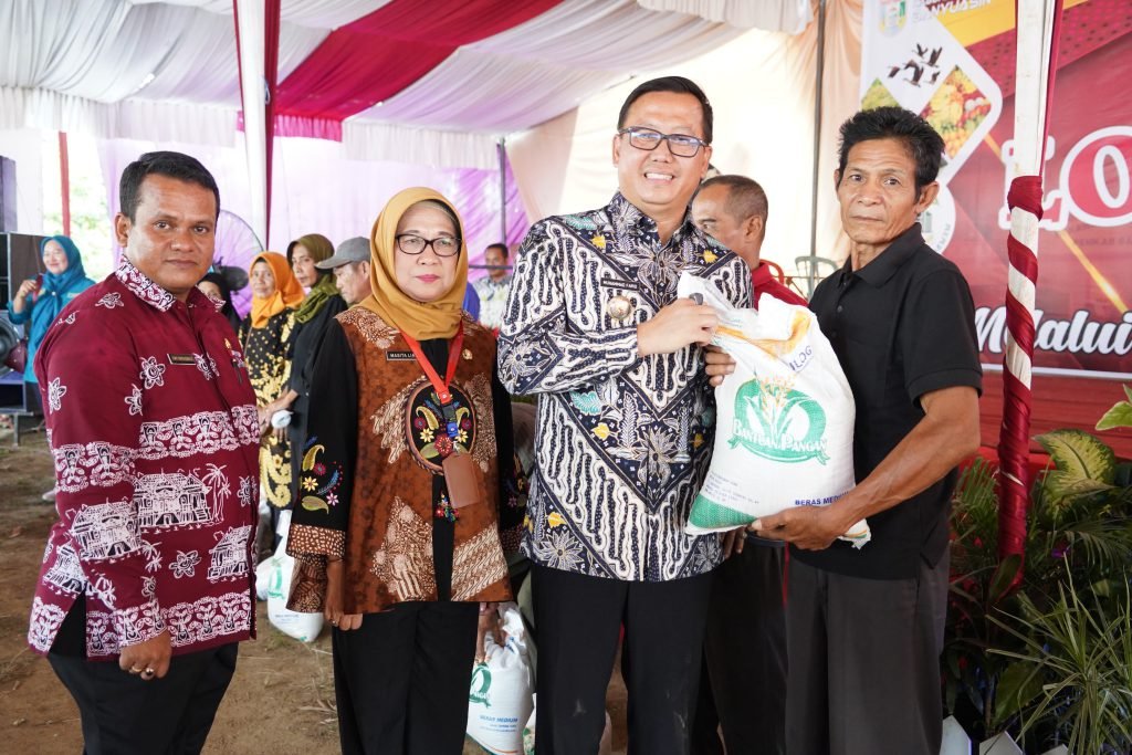 HALOPOS.ID|BETUNG - Pemerintah Kabupaten Banyuasin melalui Dinas Ketahanan Pangan me-Launching Gerakan Membangun Dusun