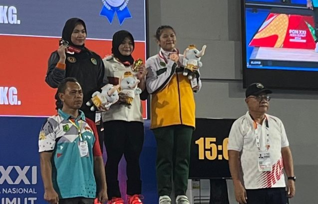Indah Afrizah Sumbangkan Medali Emas Untuk Sumsel di Ajang PON Aceh -Sumut 2024