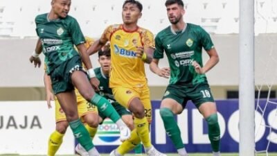 Pertandingan Sriwijaya FC kontra PSKC Cimahi/repro