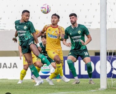 Pertandingan Sriwijaya FC kontra PSKC Cimahi/repro