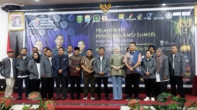 Resmi Dilantik, Berikut Nama-nama Kepengurusan AMSI Sumsel Periode 2024-2028