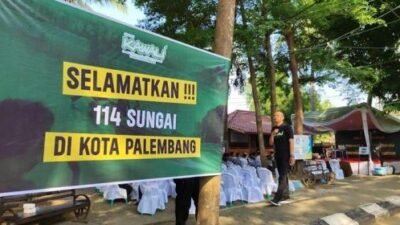 Anak Sungai di Palembang Dipasang Nama dan Barcode