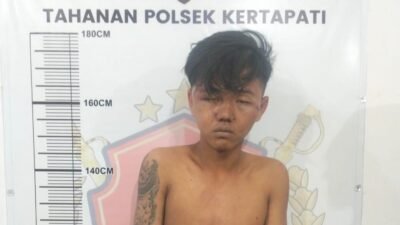 Tersangka Robbi Firli (20), warga Jalan Bukit Perak, Kelurahan Kemas Rindo, Kecamatan Kertapati, Palembang