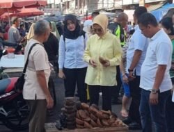 Sambangi Lubuklinggau, Cawagub RA Anita Dorong Penataan Pasar Inpres