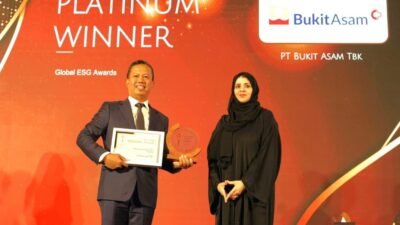 Bukit Asam Bawa Pulang Empat Penghargaan dari Global ESG Awards