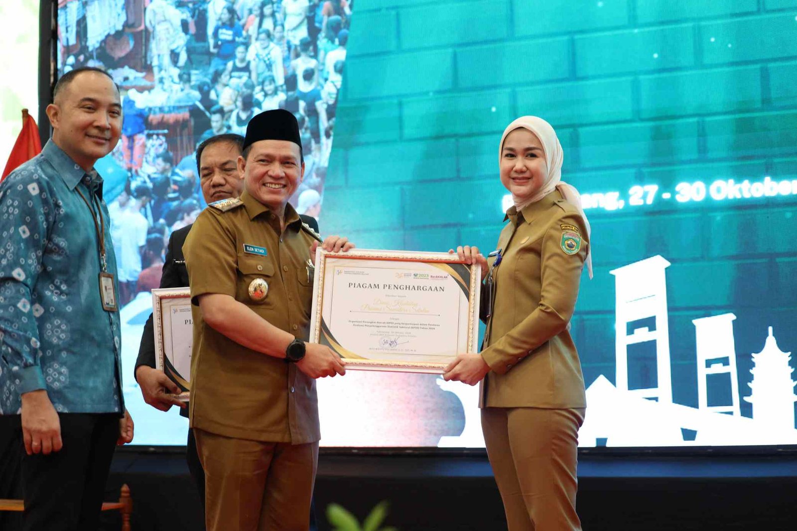 Penjabat (Pj) Gubernur Sumatera Selatan (Sumsel) Elen Setiadi menghadiri Rapat Koordinasi Daerah (Rakorda) Sensus Pertanian 2023 Tahun 2024