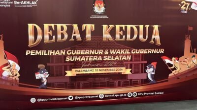 Ilustrasi banner KPU Sumsel debat Pilgub kedua. (Foto: Sok. KPU Sumsel)