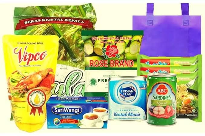 Illustrasi jenis sembako yang paling sering dibeli masyarakat. (Pondoksembako.com)