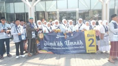 Jemaah umroh asal Muba (sumber : humas Kominfo Muba)