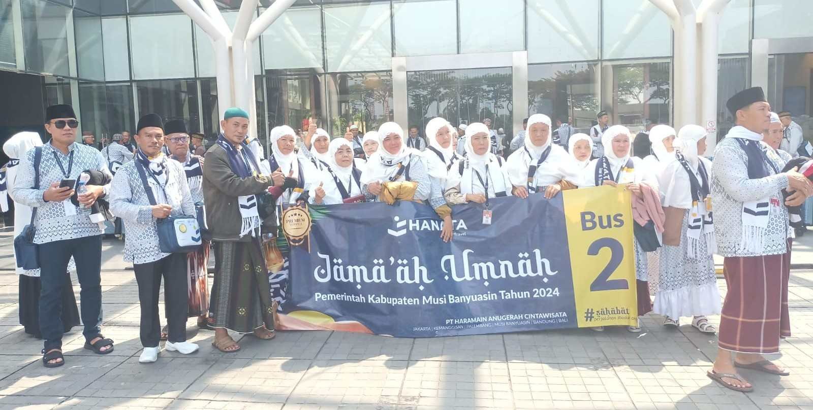 Jemaah umroh asal Muba (sumber : humas Kominfo Muba)