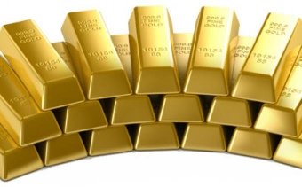 ilustrasi emas batangan