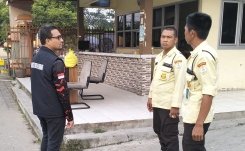 Lokasi kejadian  korban di Jalan Gub H Achmad Bastari Depan Kantor BKN Kelurahan 8 Ulu Kecamatan Jakabaring Palembang. (Sumber foto : korban jambret) 