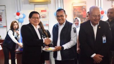 Sekda Sumsel, Edward Candra saat menghadiri perayaan HUT BSB Ke-67 Tahun 2024, Rabu (6/11/2024). (Sumber : Humas Pemprov Sumsel)