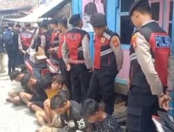 Polisi Gerebek Sarang Narkoba di Lorong Keramat