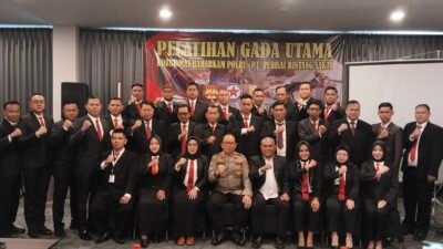 Peserta pelatihan Gada Utama yang di adakan oleh PT Perisai Bintang Sakti, Senin (11/11/2024) di Hotel Airis Palembang. (Foto: Dok.Halopos.id)